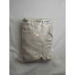 Saddlebred Mens Mock Neck Long Sleeve Shirt Oatmeal Heather Cotton Size Large