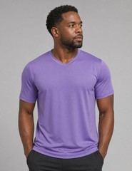 5 Pack Mens V-Neck Dry Fit Active T-Shirts, Athletic Short Sleeve Workout Top…