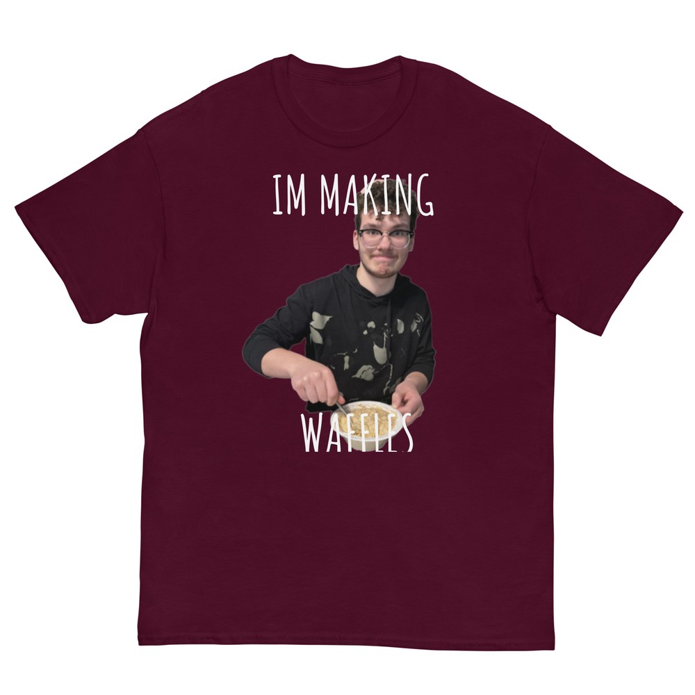 Mens Classic T-shirt Waffles for days by epiphany