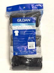 Gildan Men’s Crew T-Shirts Multipack Style G1100 Assorted 5-Pack, X-Large 46-48