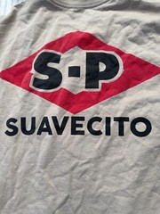 Suavecito Haircare Brand Shirt Men’s Size XL Beige/Red Double-Sided Graphic Tee
