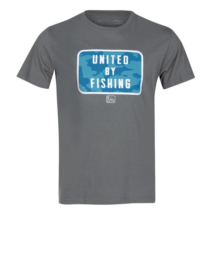 Fintech United By Fishing Graphic T-Shirt – Large – Castlerock