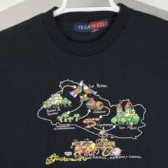 El Salvador Short Sleeve T-Shirt Men’s Medium Black