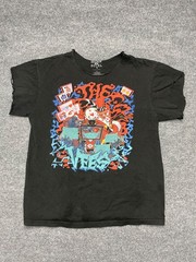 Hazbin Hotel Vox Graphic T-Shirt XL Black Anime Cartoon Streetwear A24…