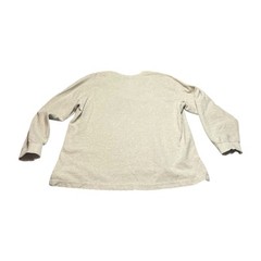 Craftsman Shirt Men’s 2XL Beige Stretch Henley Neck Long Sleeve High Low Hem