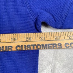Polo Ralph Lauren Mens Waffle Knit Thermal Crewneck T Shirt Blue Size L G