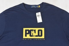 Polo Ralph Lauren TShirt Navy with Yellow Pony Logo XLT XL Tall NWT