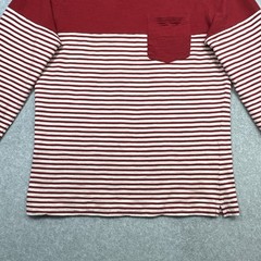 Alex Mill Shirt Small Red Stripe Preppy Style Everyday Casual Cotton Retro Tee