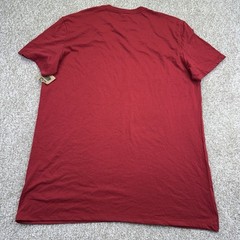 NEW Foundry T Shirt Mens Size XLT Red Train Spellout Short Sleeve