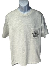 Vintage 1990 Chesapeake Fishing T Shirt Mens XL 48 Chest Bass Single Stitch USA