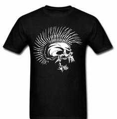Skull Thrash Punk rock band T shirt tee Exploited