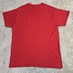 Adidas Originals Shirt Mens Medium Red Trefoil Tee Outdoors Gym Run Logo Adult
