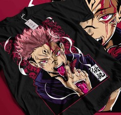 Jujutsu Kaisen Arrogant Sukuna Black T-Shirt