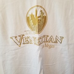 The Venetian Men’s 34-36 Preshrunk Cotton Crew Neck T-Shirt Short Sleeve White
