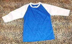3 Packs Men’s 3/4 Sleeve Crew Neck Raglan Jersey Baseball Tee Shirts Size M