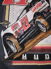 Hudson O’Neal #71 Dirt Late Model 2022 Black Short Sleeve Shirt For Men Size XL