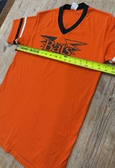 Vintage Late 90s Bats Softball Ringer Tshirt Augusta Tag Mens Size Medium