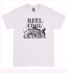 Reel Cool Dad Funny Fishing T-Shirt – Father’s Day Papa Grandpa Tee