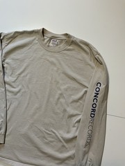 Vintage Concord Records Jazz Peak Playboy Graphic Long Sleeve Crew T-Shirt Sz. L