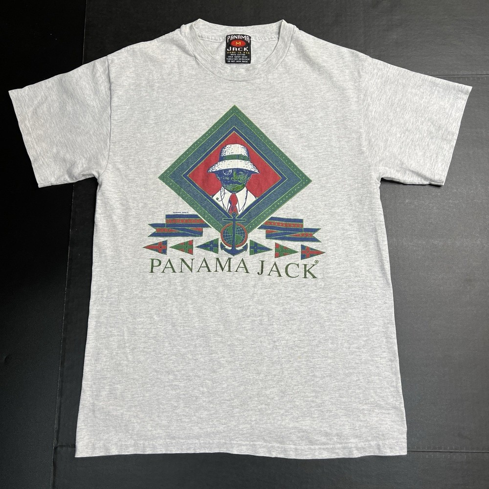 Vintage Panama Jack Made In USA Graphic Tshirt Mens Size Medium