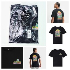Converse 2XL Men’s T-Shirt Black Retro Cons Bones Skeleton Sunrise Cotton New