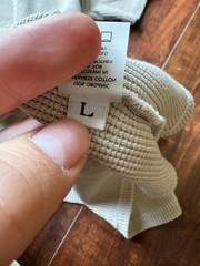 Older Brother Waffle Knit SS Tee Organic Japanese Cotton Hand Dyed Size L fits M
