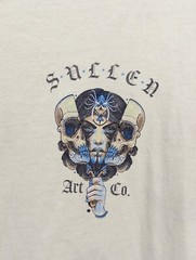 Sullen Revealer Jean Paul Marat Skull Mystic Yellow T-shirt Tee Men’s Medium