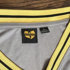 VINTAGE WU TANG CLAN #36 FOOTBALL JERSEY SHIRT RAP HIP HOP MEN SIZE Large BLACK