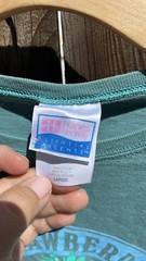 Vintage Hanes her way essential essence strawberry festival, T-shirt.made in USA