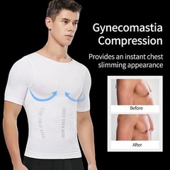 Fajas Para Hombres Faja Reductora De Hombre Men Tee Shaper Tummy Control T shirt