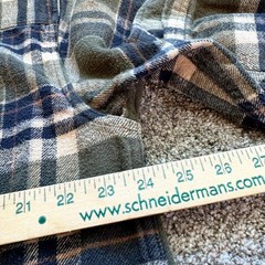 Men’s Vintage 2000s Flannel Shirt Blue And Green Hunter Size Xl