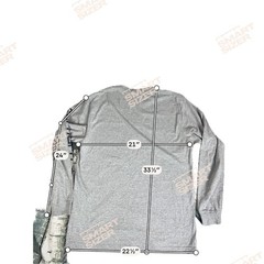 Carhartt Mens K231 Long Sleeve Graphic Logo T-Shirt Gray Original Fit Medium M
