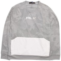 RLX Ralph Lauren Grey Camo T-Shirt, M, Recycled Polyester, Textured Weave