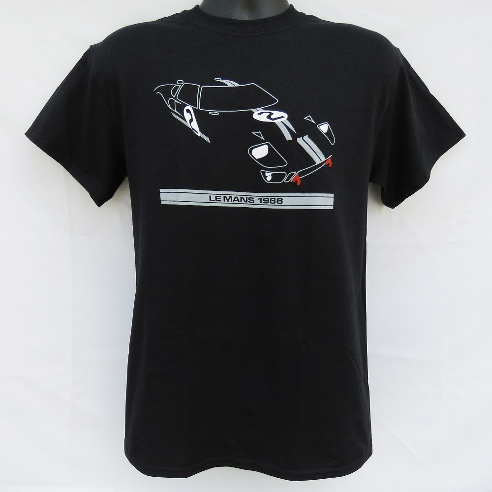 1966 Le Mans 24 Hours race winning Ford GT40 Mark II T-Shirt. Bruce McLaren 50th
