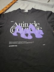 Atcg Brand Shirt Mens Medium Black Graffiti Graphic Print Streetwear Tee