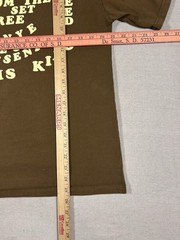 Kanye West Jesus Is King John 8:36 Graphic Brown Men’s M Crew Neck Tee
