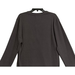 Psycho Bunny Henley T-Shirt Men’s XL Long Sleeve Chest Pocket Dark Gray NWT