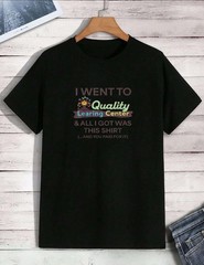 Quality Learing Center Shirt Nick Shirley Funny Meme T-Shirt Social Satire Tee