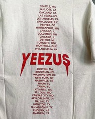 Kanye West Yeezus Tour 2013 Official Merch T Shirt