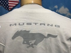 FORD Mustang Boss 302 White NWOT XL extra large Shirt Anvil pre-shrunk C34