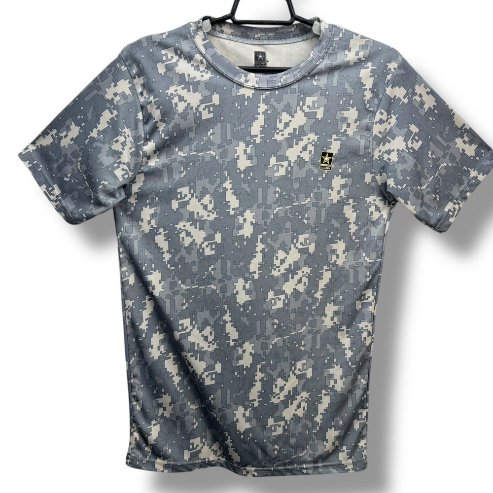 U.S. Army Men’s Digital Camo Short Sleeve T-Shirt Small 100% Polyester
