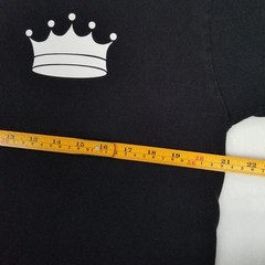 Pro Athletic King Crown Graphic T-Shirt Men’s Size Large Black Classic Casual