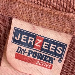 Jerzees Dri-Power Active 50/50 T-Shirt Men XL Heather Rust Orange Earthy S/S Tee