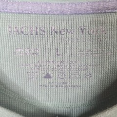 Jachs Shirt Mens L Green Henley Waffle Knit Cotton Blend Long Sleeve Casual