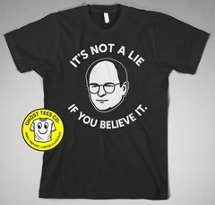 Seinfeld It’s Not a Lie T Shirt TV Comedy George Costanza Jerry Elaine Kramer