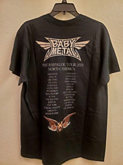 BABYMETAL – FOX ARCHWAYS **2023 OFFICAL TOUR MERCH** T-shirt **Size L**