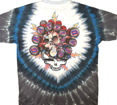 Grateful Dead SYF Hockey Front/Back Graphic Liquid Blue T-Shirt Tie Dye 2XL New