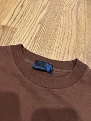 Vintage Jockey Pocket T Shirt Size XL Chocolate Brown Single Stitch USA Vtg