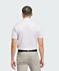New Adidas Ultimate 365 Mesh Radiant Polo Shirt White/Alumin JL5283
