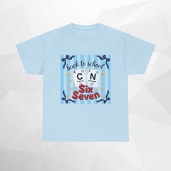 Funny Back to School Chemistry T-Shirt Carbon Nitrogen ‘Six Seven’ C N Tee